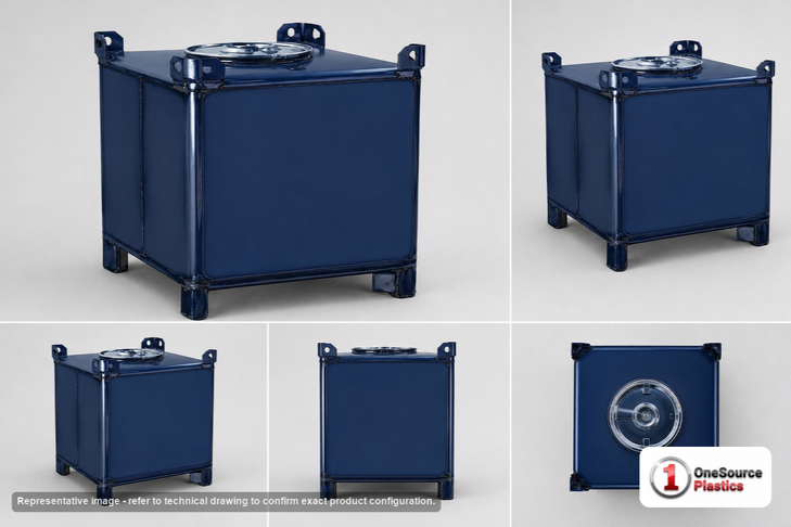Snyder Industries 446 Gallon Carbon Steel Supertainer IBC Tote Tank