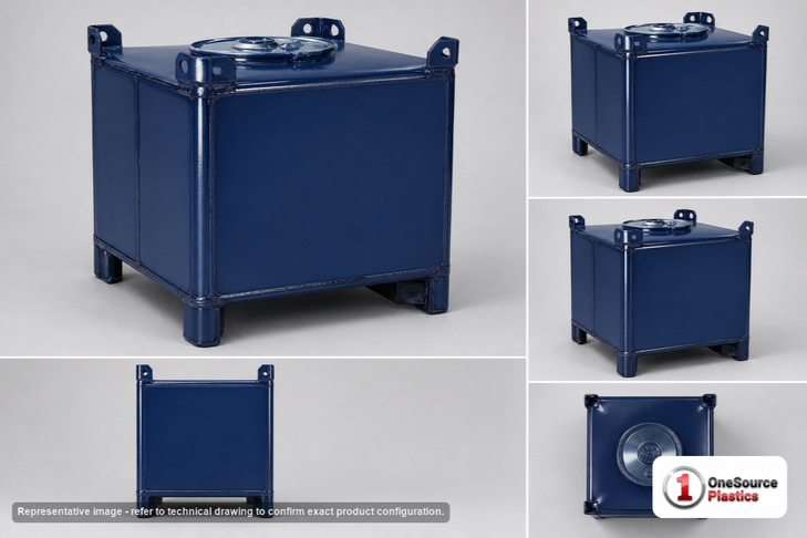 Snyder Industries 550 Gallon Carbon Steel Supertainer IBC Tote Tank