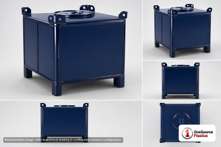 Snyder Industries 245 Gallon Carbon Steel Supertainer IBC Tote Tank