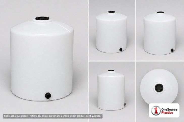 Chem-Tainer 55 Gallon Vertical Storage Tank