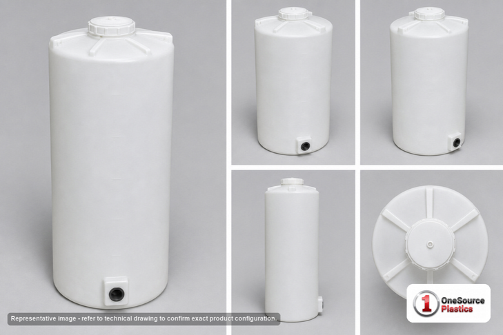 Norwesco 140 Gallon HD Vertical Storage Tank