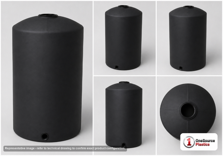 Chem-Tainer 100 Gallon Vertical Storage Tank
