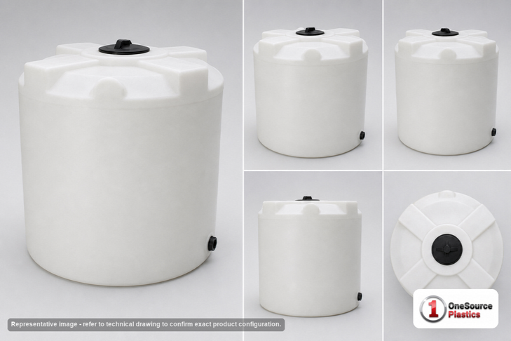 Norwesco 130 Gallon HD Vertical Storage Tank