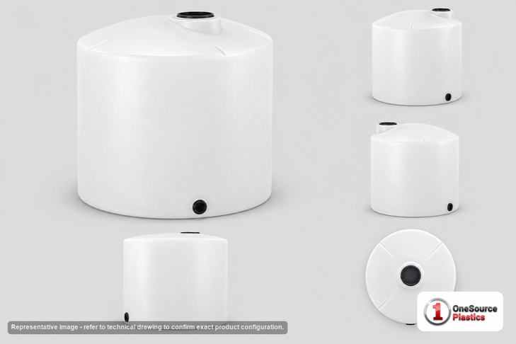 Chem-Tainer 110 Gallon HD Vertical Storage Tank