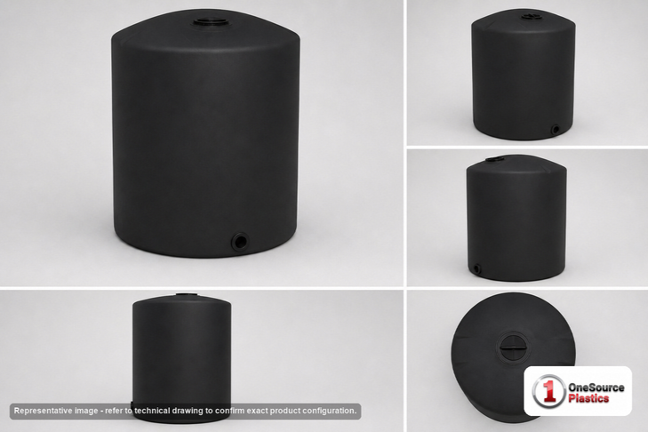 Chem-Tainer 550 Gallon Vertical Storage Tank