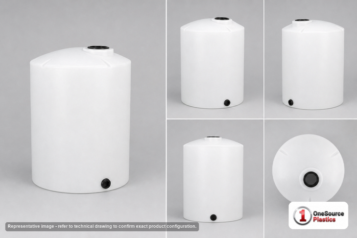 Chem-Tainer 750 Gallon Vertical Storage Tank