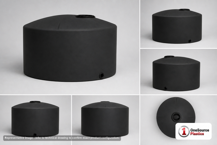 Chem-Tainer 1150 Gallon Vertical Storage Tank