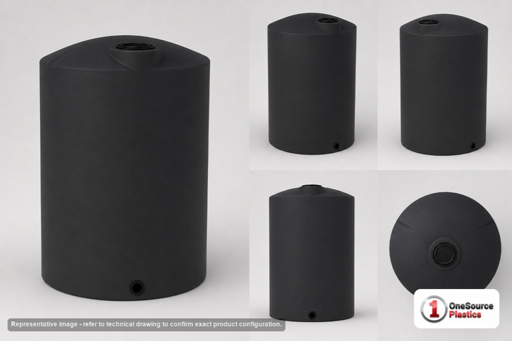Chem-Tainer 750 Gallon Vertical Storage Tank
