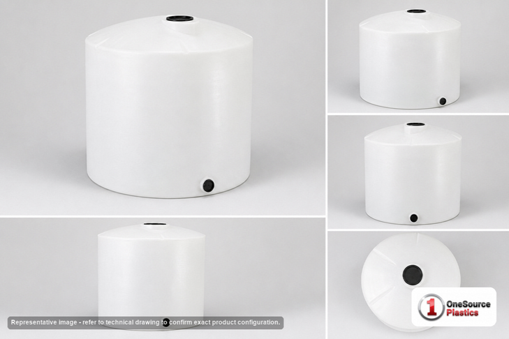 Chem-Tainer 1000 Gallon HD Vertical Storage Tank