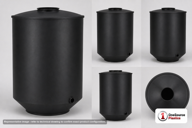 Chem-Tainer 2000 Gallon Vertical Storage Tank