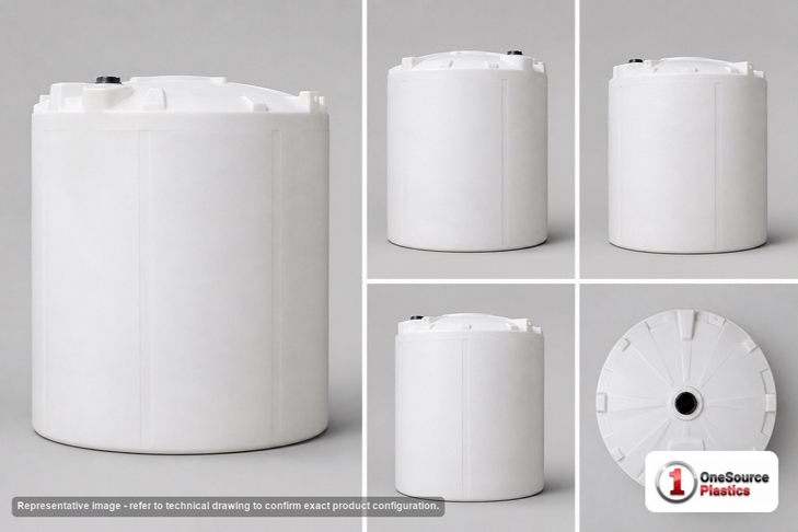 Snyder Industries 6500 Gallon ASTM XLPE Vertical Storage Tank