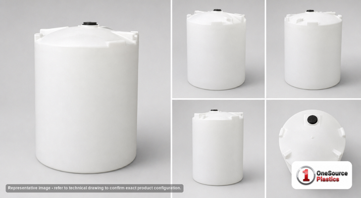 Snyder Industries 130 Gallon Heavy Duty Vertical Storage Tank