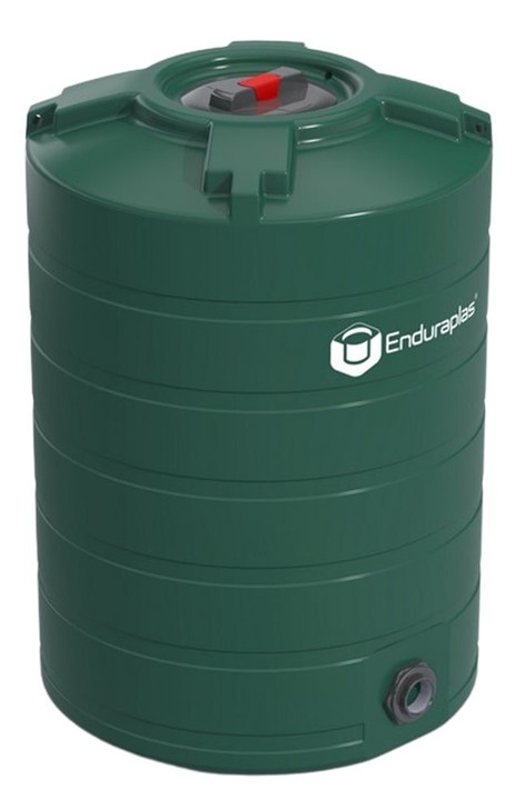 Enduraplas 100 Gallon Dark Green Vertical Water Storage Tank