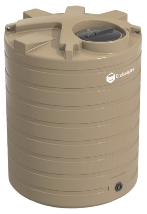 Enduraplas 870 Gallon Beige Vertical Water Storage Tank