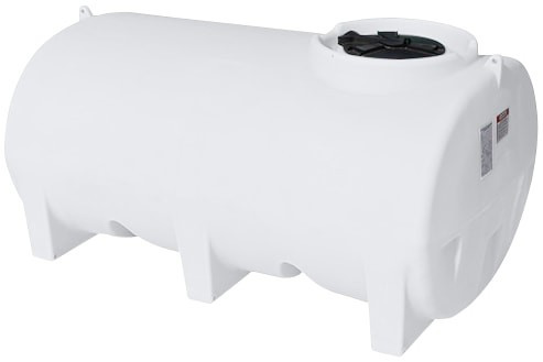 Enduraplas 800 Gallon White Horizontal Leg Tank