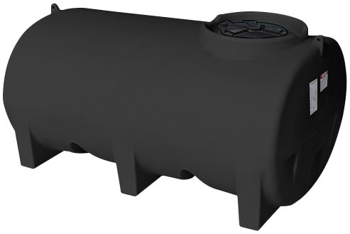 Enduraplas 800 Gallon Black Horizontal Leg Tank