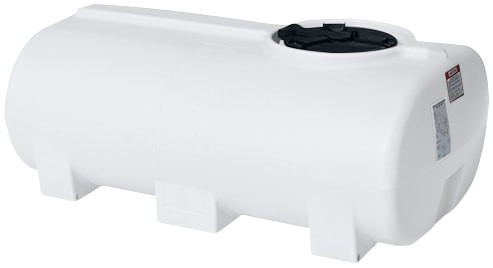 Enduraplas 300 Gallon White Horizontal Leg Tank
