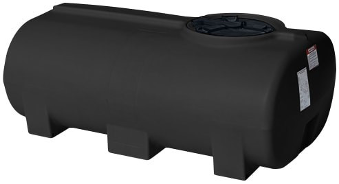 Enduraplas 300 Gallon Black Horizontal Leg Tank