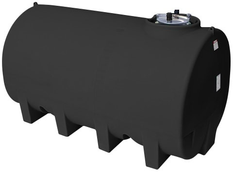 Enduraplas 2200 Gallon Black Horizontal Leg Tank
