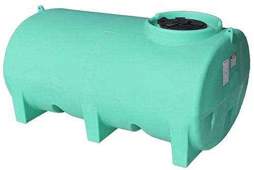 Enduraplas 800 Gallon Green Horizontal Leg Tank