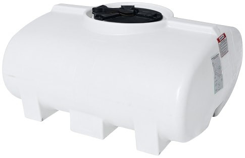 Enduraplas 200 Gallon White Horizontal Leg Tank