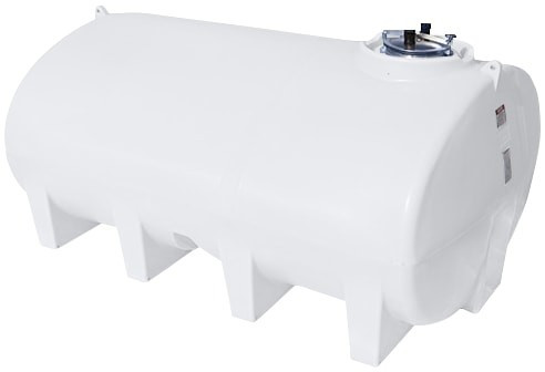 Enduraplas 2800 Gallon White Horizontal Leg Tank