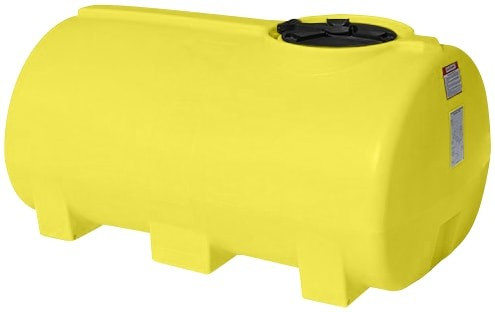 Enduraplas 400 Gallon Yellow Horizontal Leg Tank