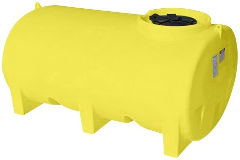 Enduraplas 800 Gallon Yellow Horizontal Leg Tank