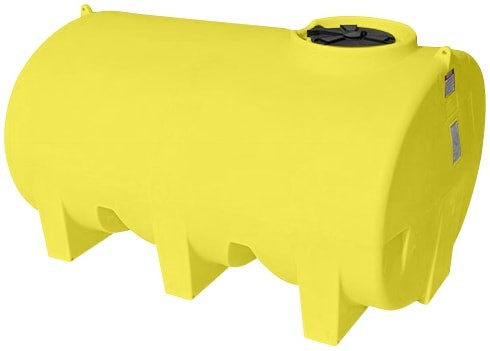 Enduraplas 1200 Gallon Yellow Horizontal Leg Tank
