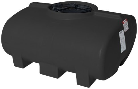 Enduraplas 200 Gallon Black Horizontal Leg Tank