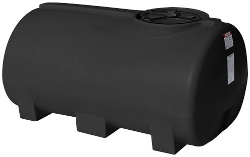 Enduraplas 400 Gallon Black Horizontal Leg Tank