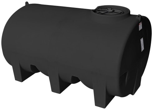 Enduraplas 1400 Gallon Black Horizontal Leg Tank