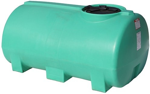 Enduraplas 400 Gallon Green Horizontal Leg Tank