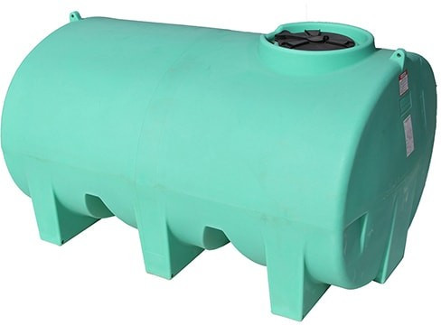 Enduraplas 1400 Gallon Green Horizontal Leg Tank