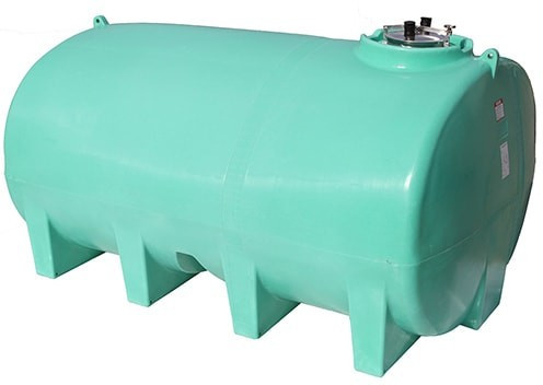 Enduraplas 3200 Gallon Green Horizontal Leg Tank