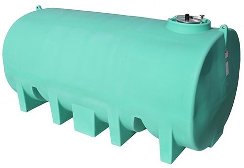 Enduraplas 4500 Gallon Green Horizontal Leg Tank
