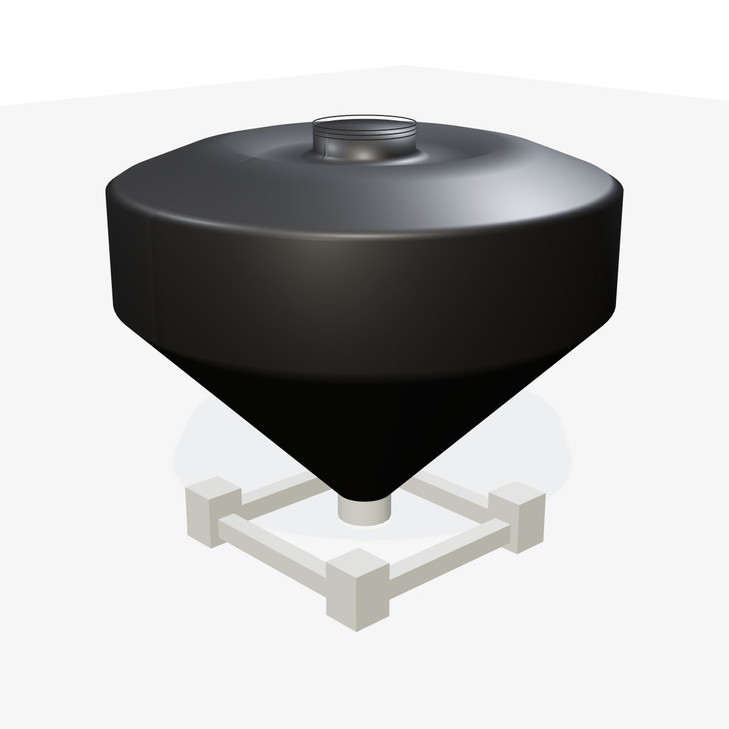 Norwesco 160 Gallon Cone Bottom Stand
