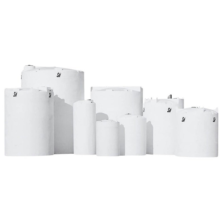 Snyder Industries 250 Gallon Sulfuric Acid Vertical Storage Tank