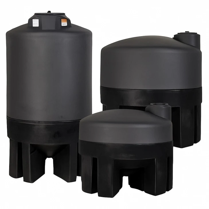Snyder Industries 325 Gallon Heavy Duty Cone Bottom Tank w/ Poly Stand