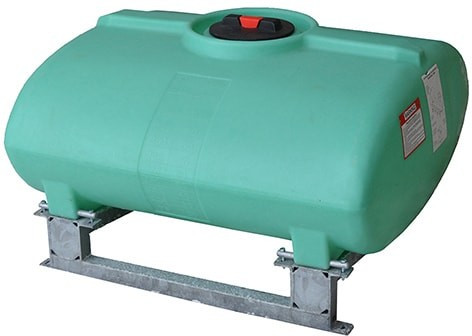 Enduraplas 100 Gallon Green Horizontal Sump Bottom Leg Tank w/ Frame