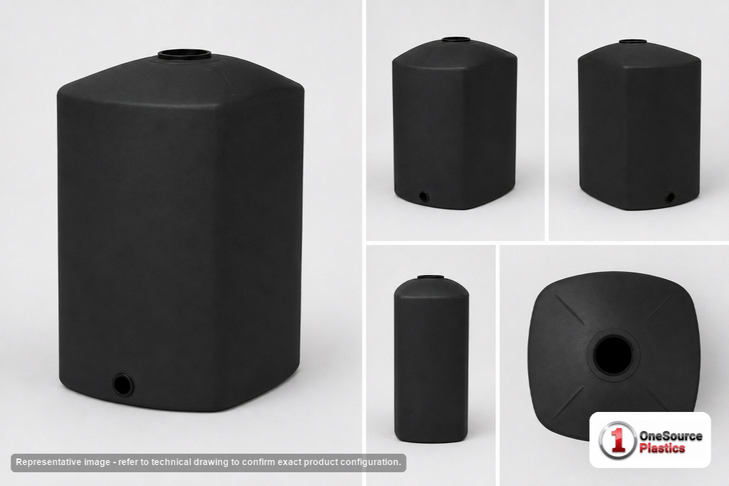 Chem-Tainer 45 Gallon Vertical Storage Tank