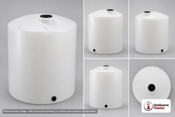 Chem-Tainer 2800 Gallon Vertical Storage Tank