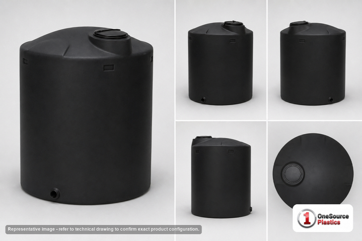 Chem-Tainer 3200 Gallon Vertical Storage Tank