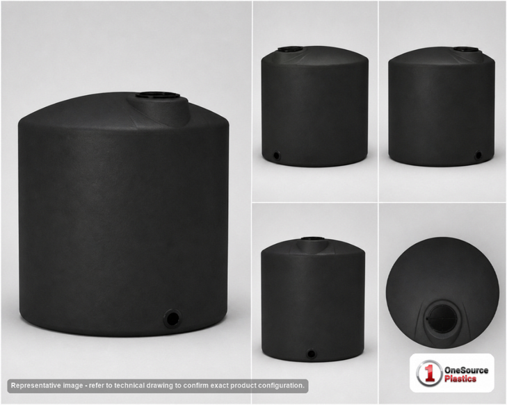 Chem-Tainer 1700 Gallon Vertical Storage Tank