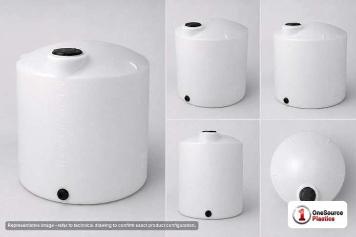 Chem-Tainer 3200 Gallon Vertical Storage Tank