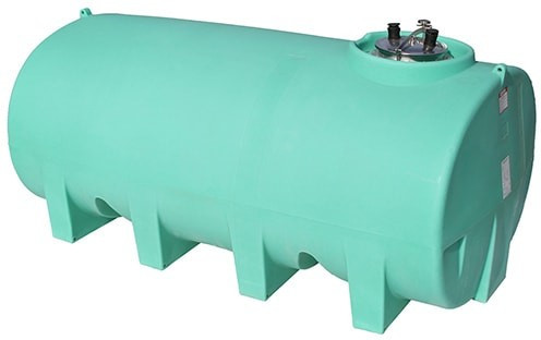 Enduraplas 1600 Gallon Green Horizontal Sump Bottom Leg Tank