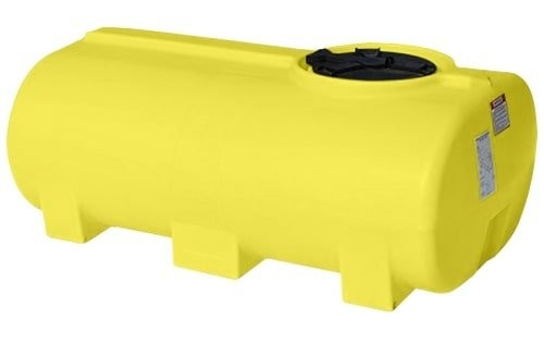 Enduraplas 300 Gallon Yellow Horizontal Sump Bottom Leg Tank