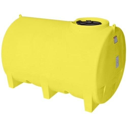 Enduraplas 1000 Gallon Yellow Horizontal Sump Bottom Leg Tank