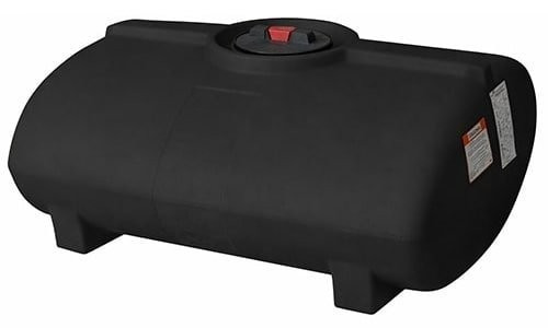 Enduraplas 250 Gallon Black Horizontal Sump Bottom Leg Tank