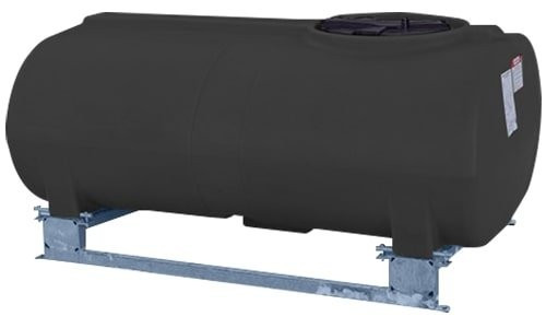 Enduraplas 400 Gallon Black Horizontal Sump Bottom Leg Tank w/ Frame